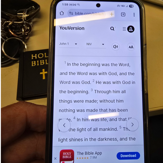 Programmable Bible Keychain