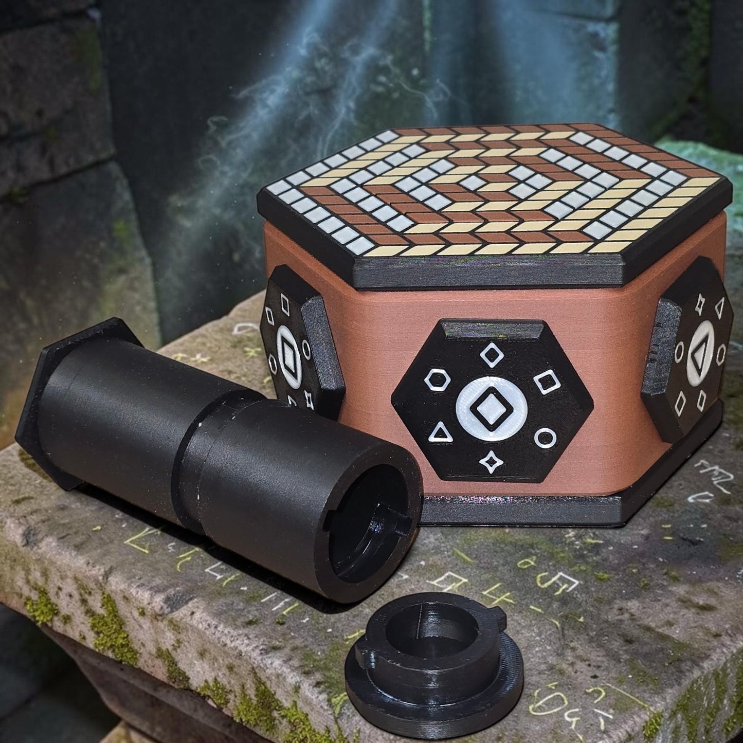 Roman Scrollbox | Puzzlebox (Cryptex Decyphering)