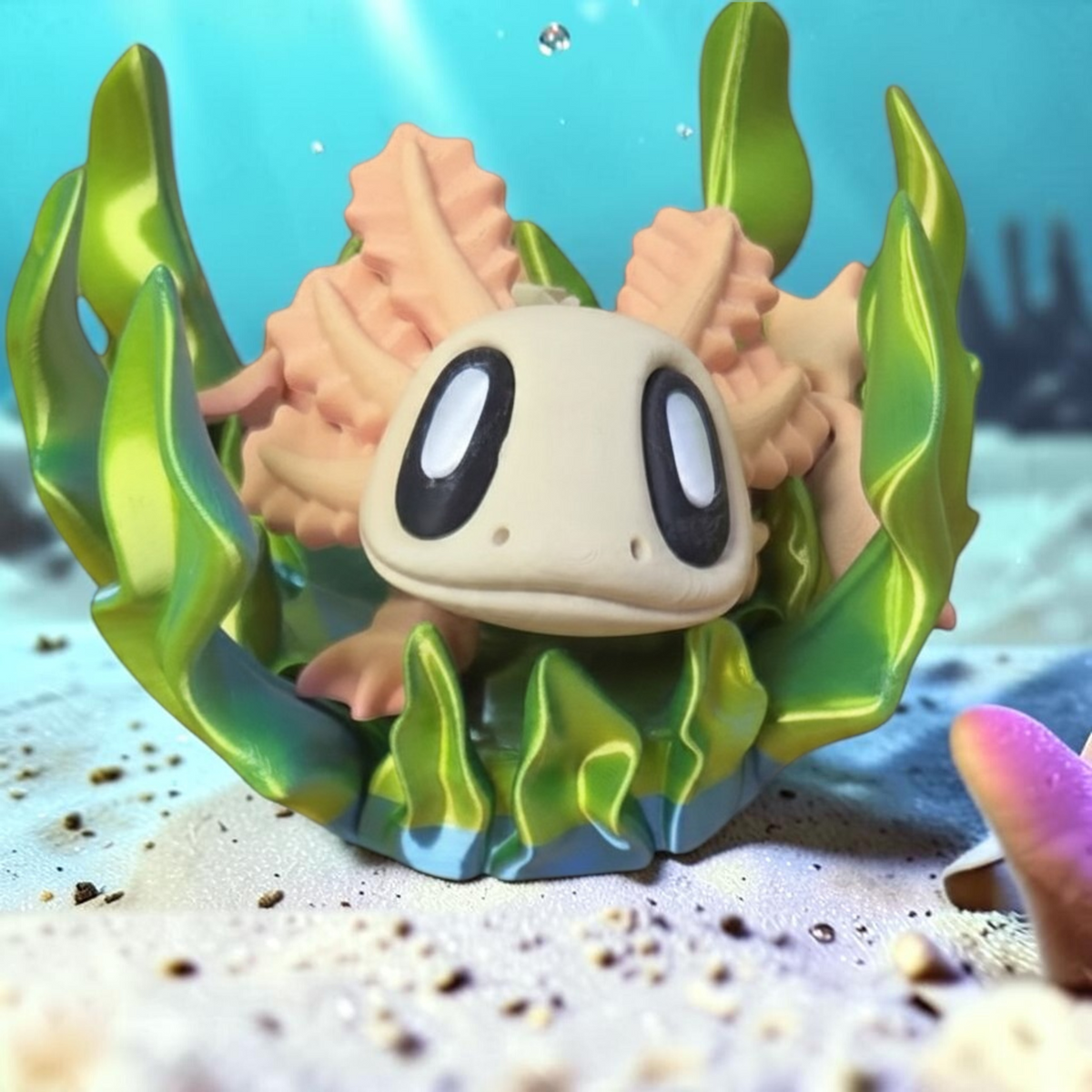 Blob Axolotl Seaweed Home